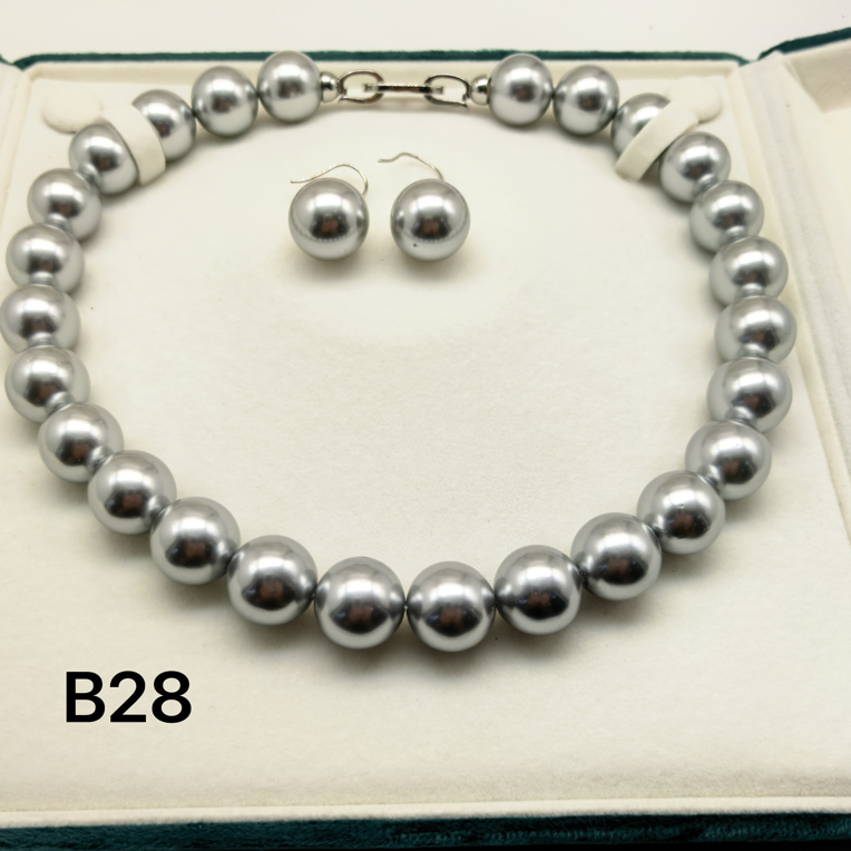 （双双甄选） B28精美时尚美人珠链约16mm 多样性发货