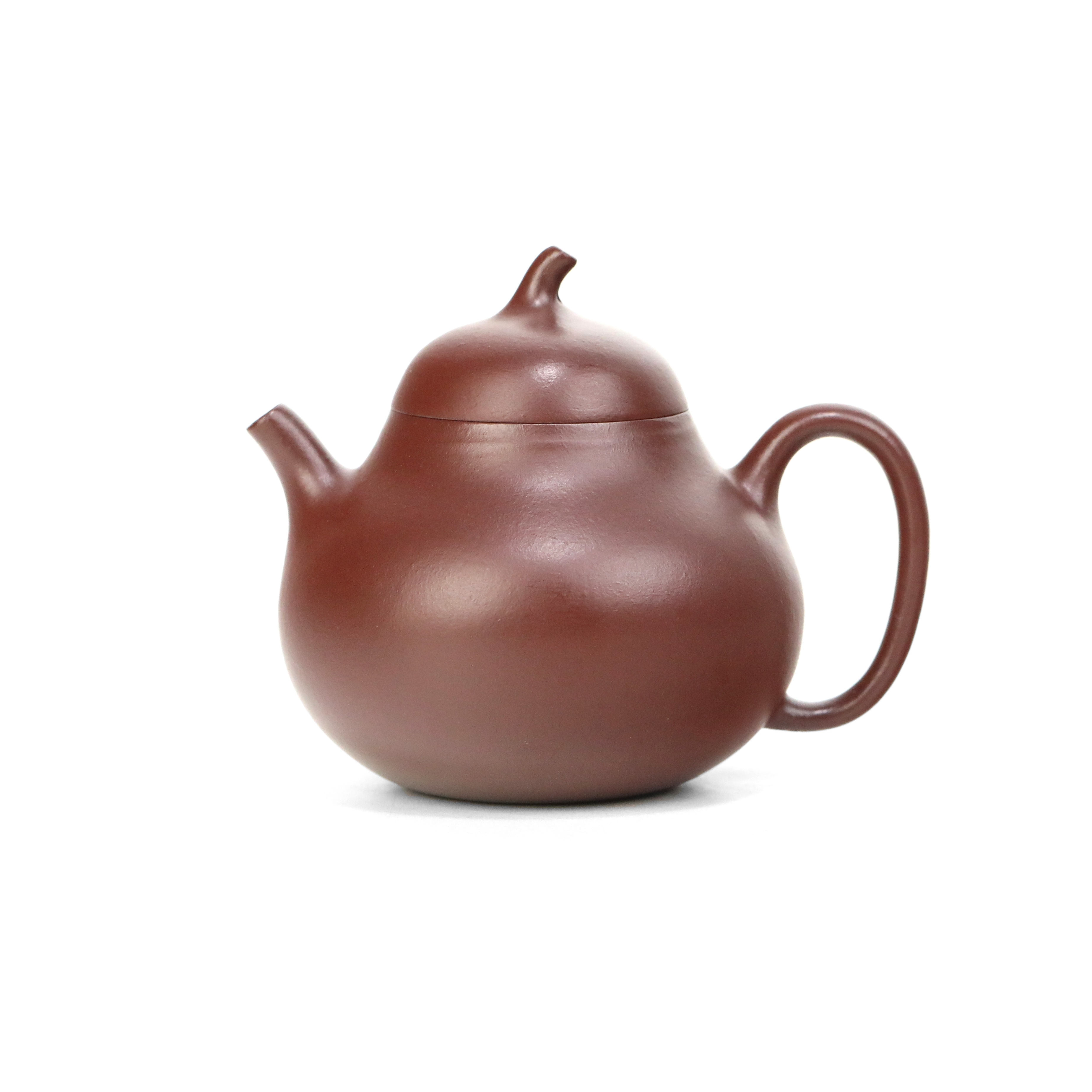 XT茄瓜壶160cc原矿紫朱泥手工宜兴紫砂壶精工圆壶小容量实用茶壶