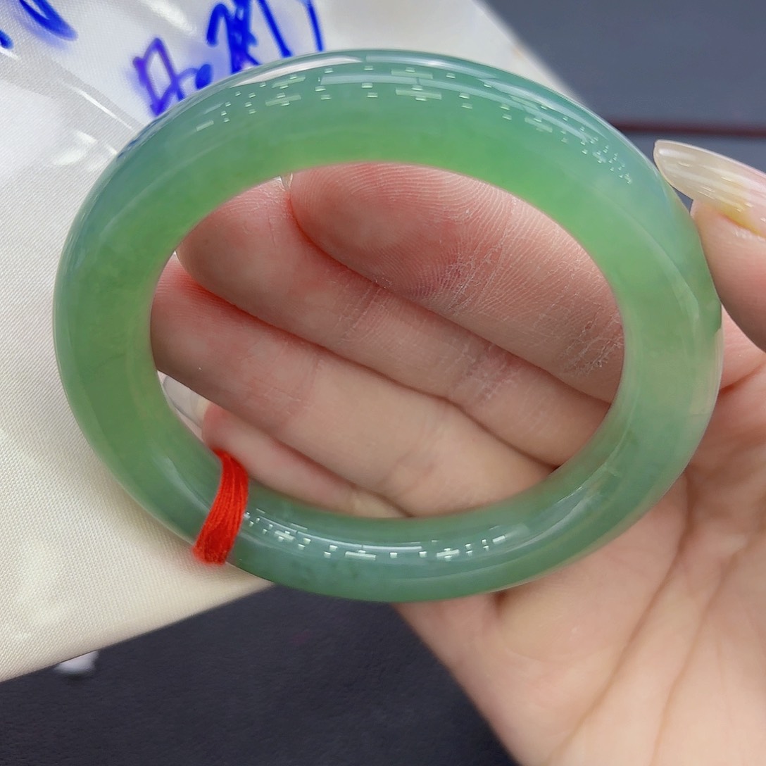 翡翠未镶嵌手镯精品•圈口54/56