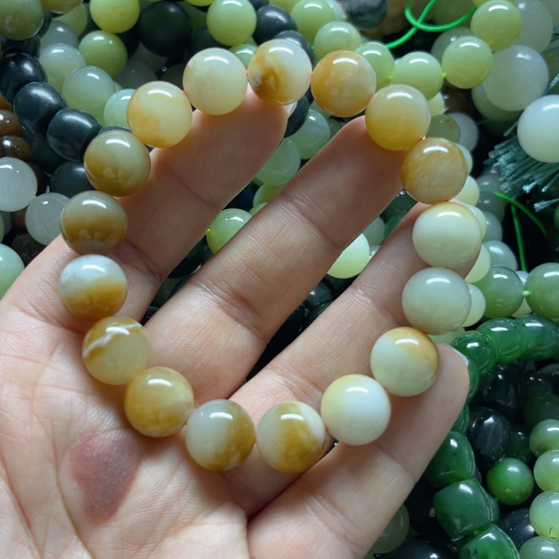 和田玉手链未镶嵌