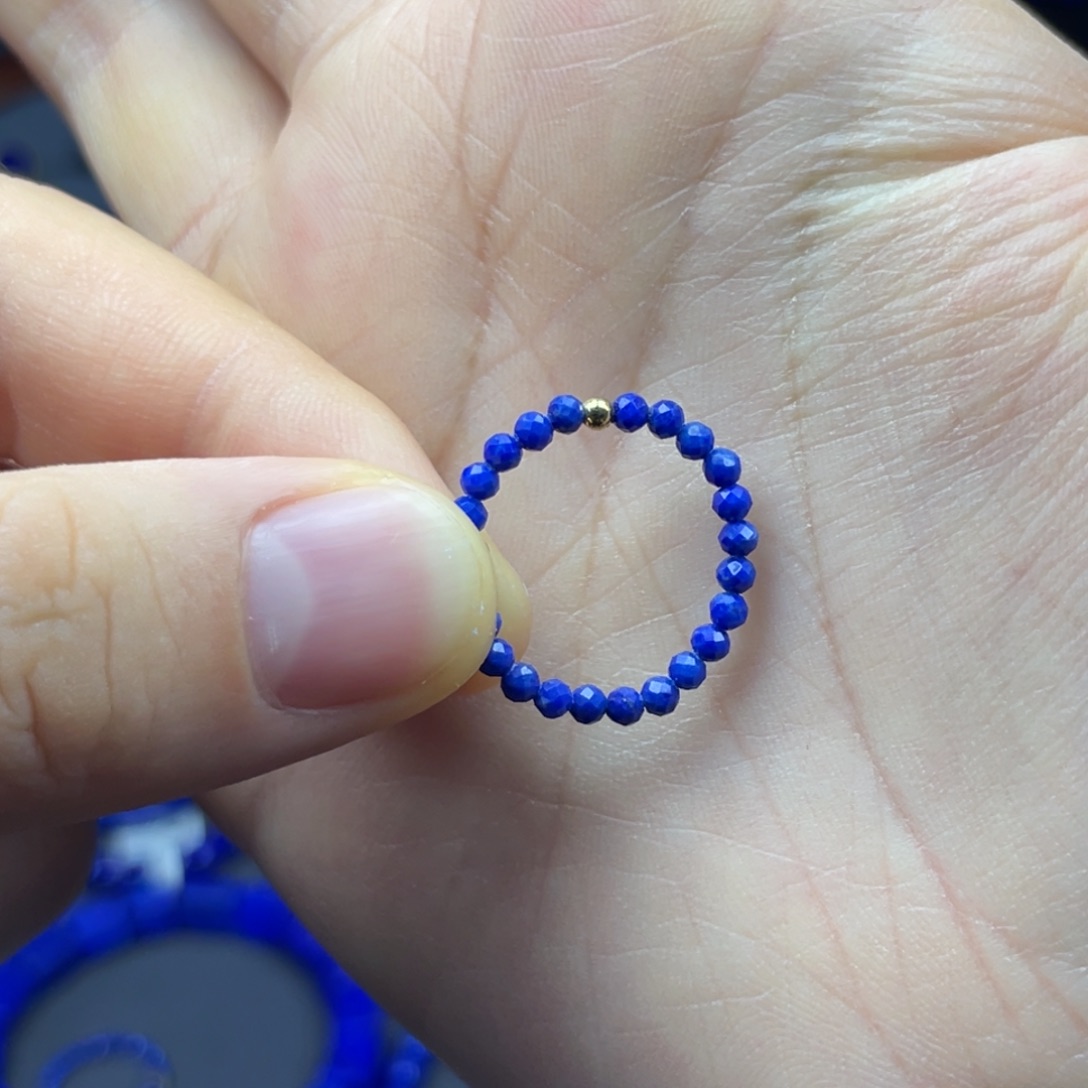 未镶嵌青金石戒指