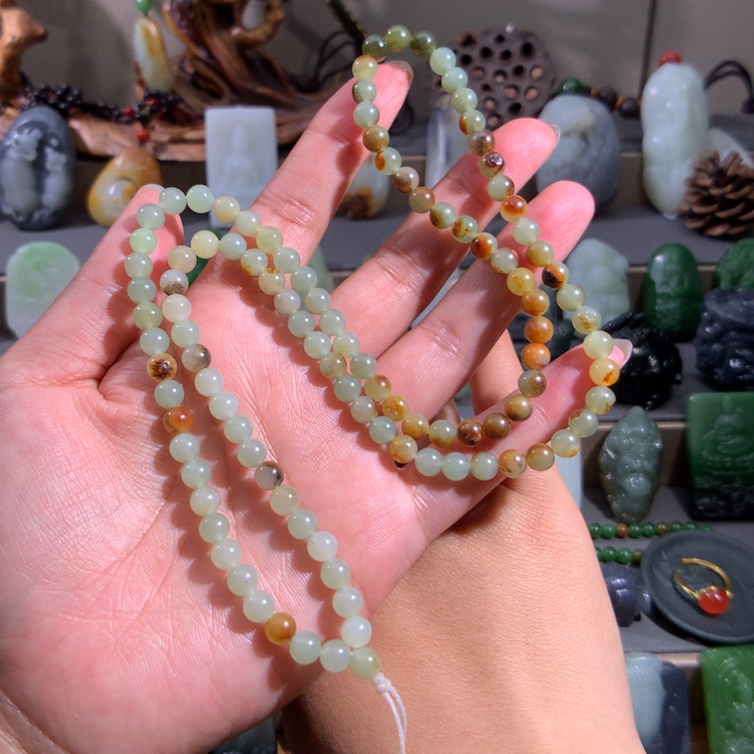 和田玉手链未镶嵌