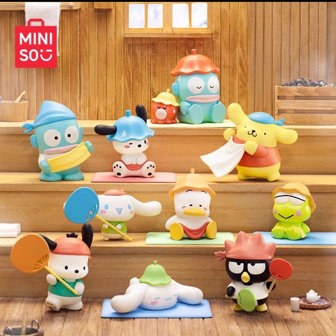 【MINISO】三丽鸥一起蒸桑拿系列 正版授权盲盒