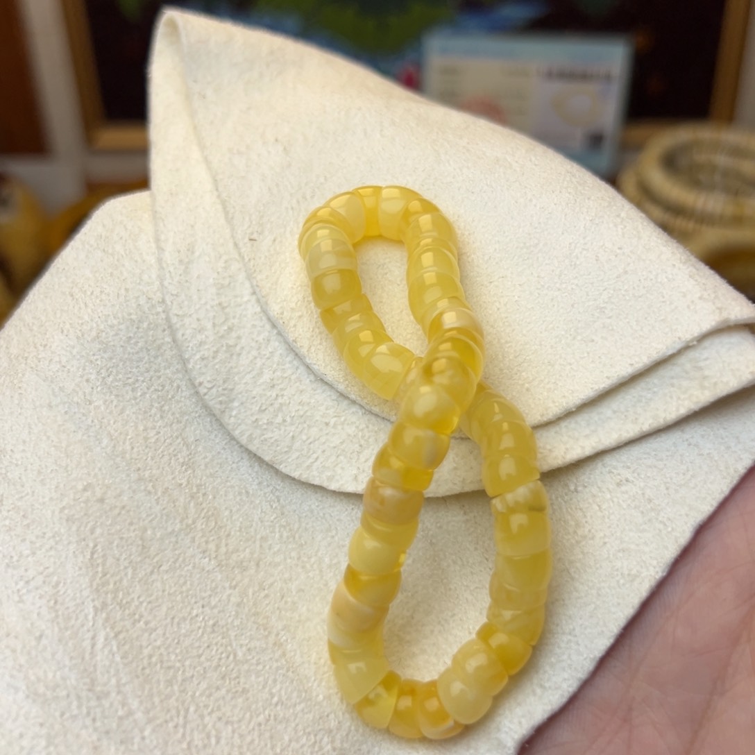 琥珀裸石未镶嵌7蜜蜡大肠