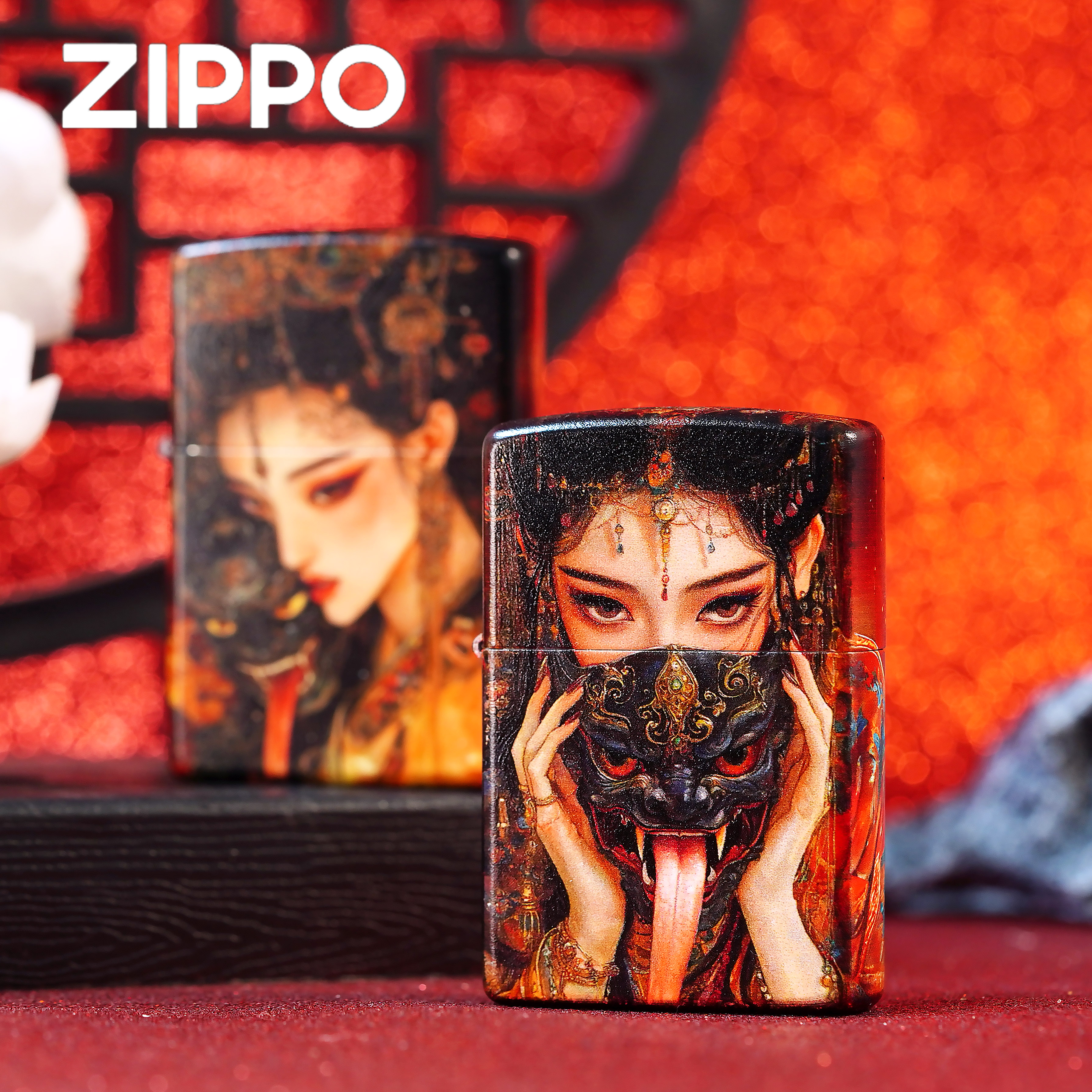 ZIPPO正品打火机 彩印扎基拉姆 送礼收藏 七夕情人节礼物