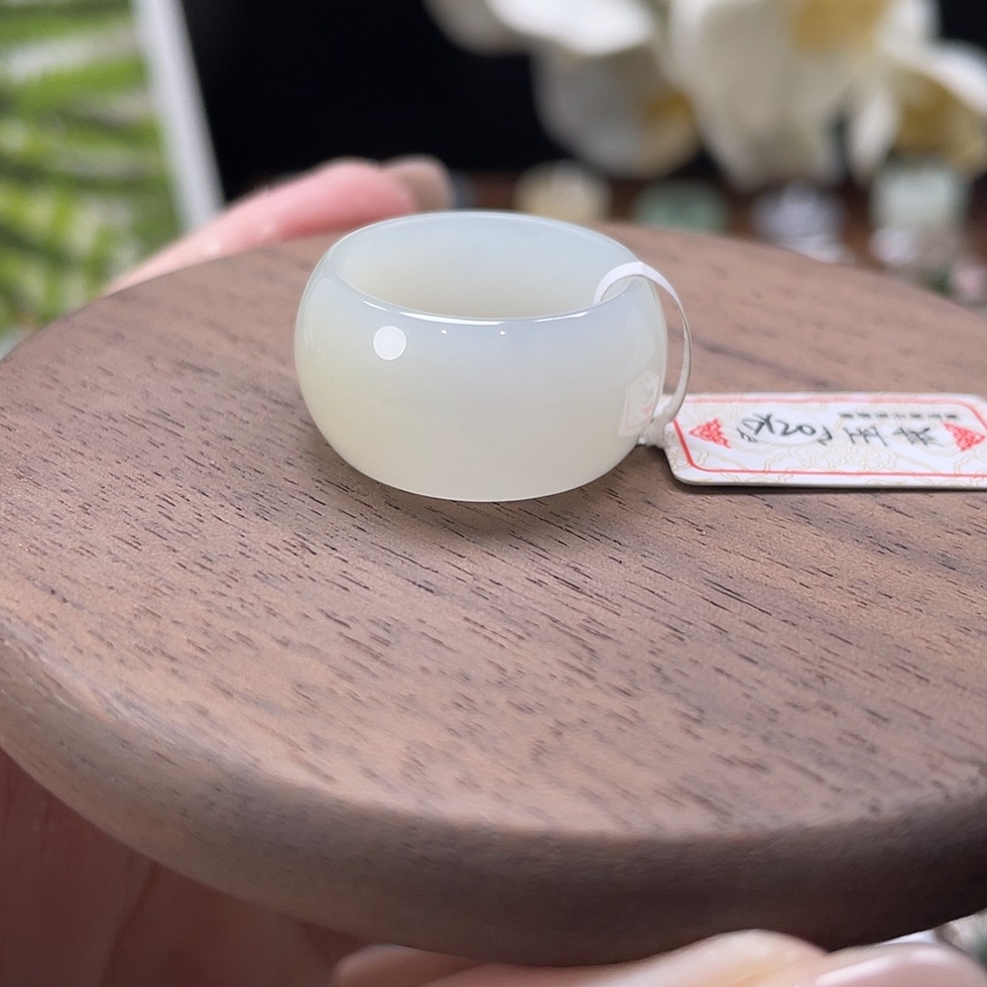 和田玉戒圈未镶嵌4-18.1