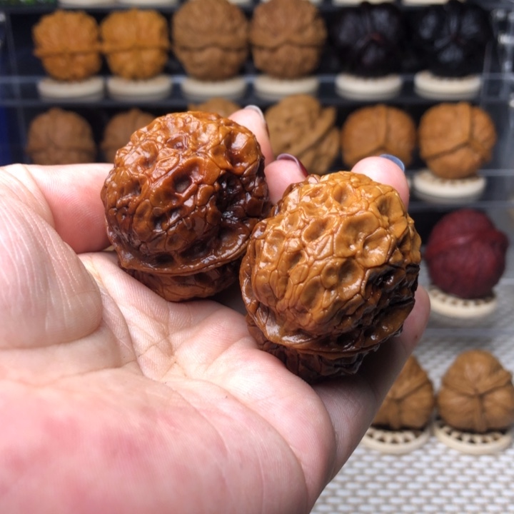 把件文玩核桃28老招财41尺