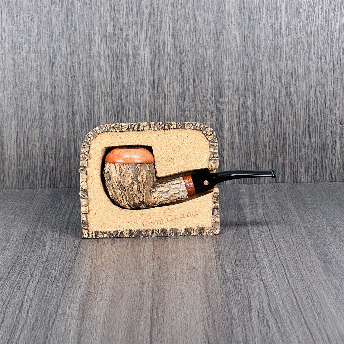 已故意大利烟斗老匠汤玛苏-斯派奴Tommaso Spanu 手工石楠木烟斗