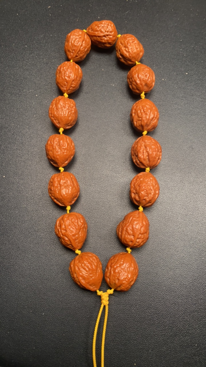 红皮小核桃手串文玩收藏异型精品实物为准蛤么17 17 19 