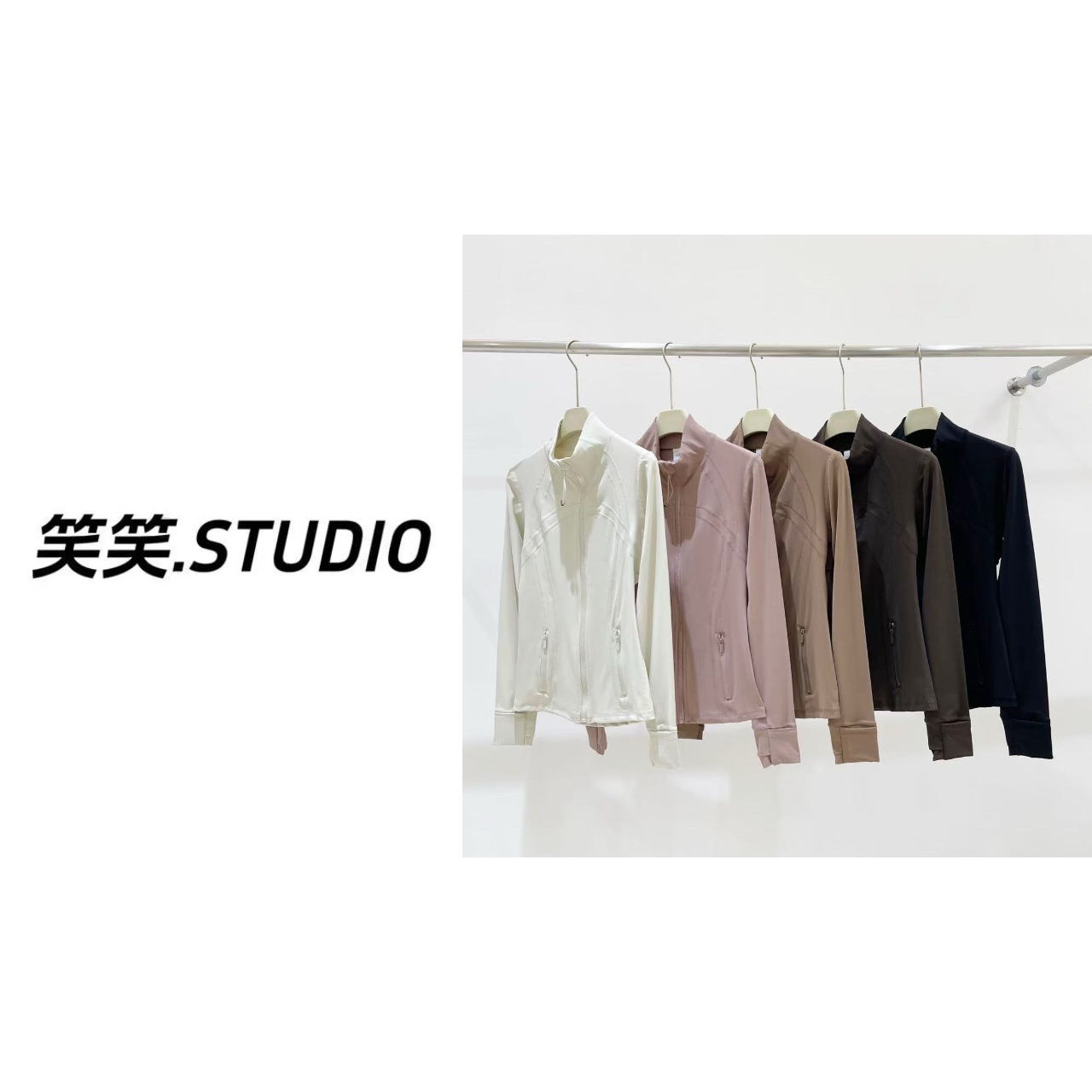 笑笑-【L瑜伽服】春季新款运动服修身显瘦瑜伽健身上衣