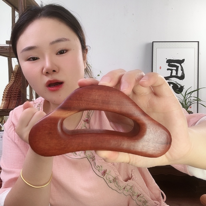 红檀木三角推板微瑕