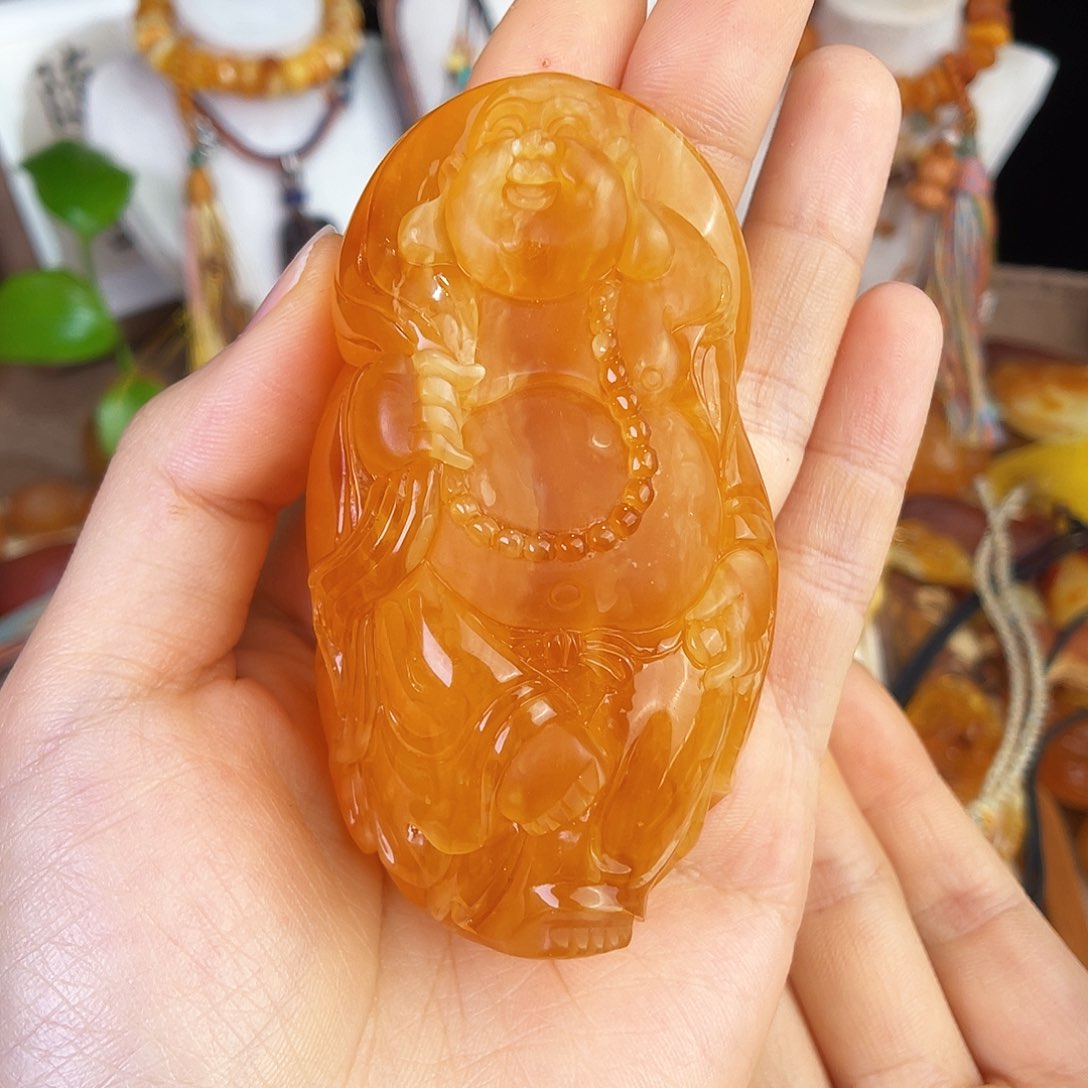 未镶嵌琥珀珠宝奇石，