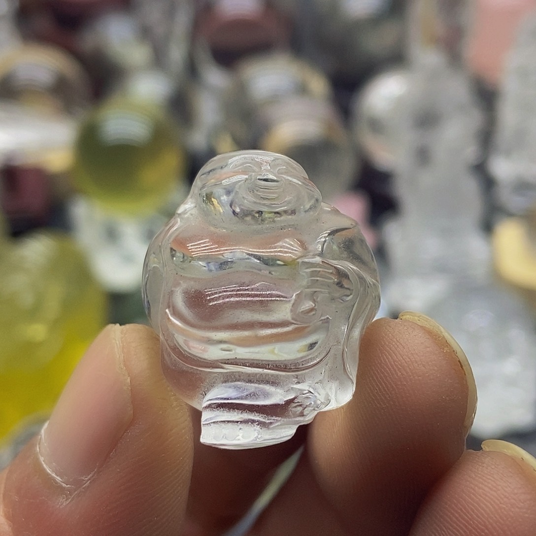 水晶摆件未镶嵌吊坠