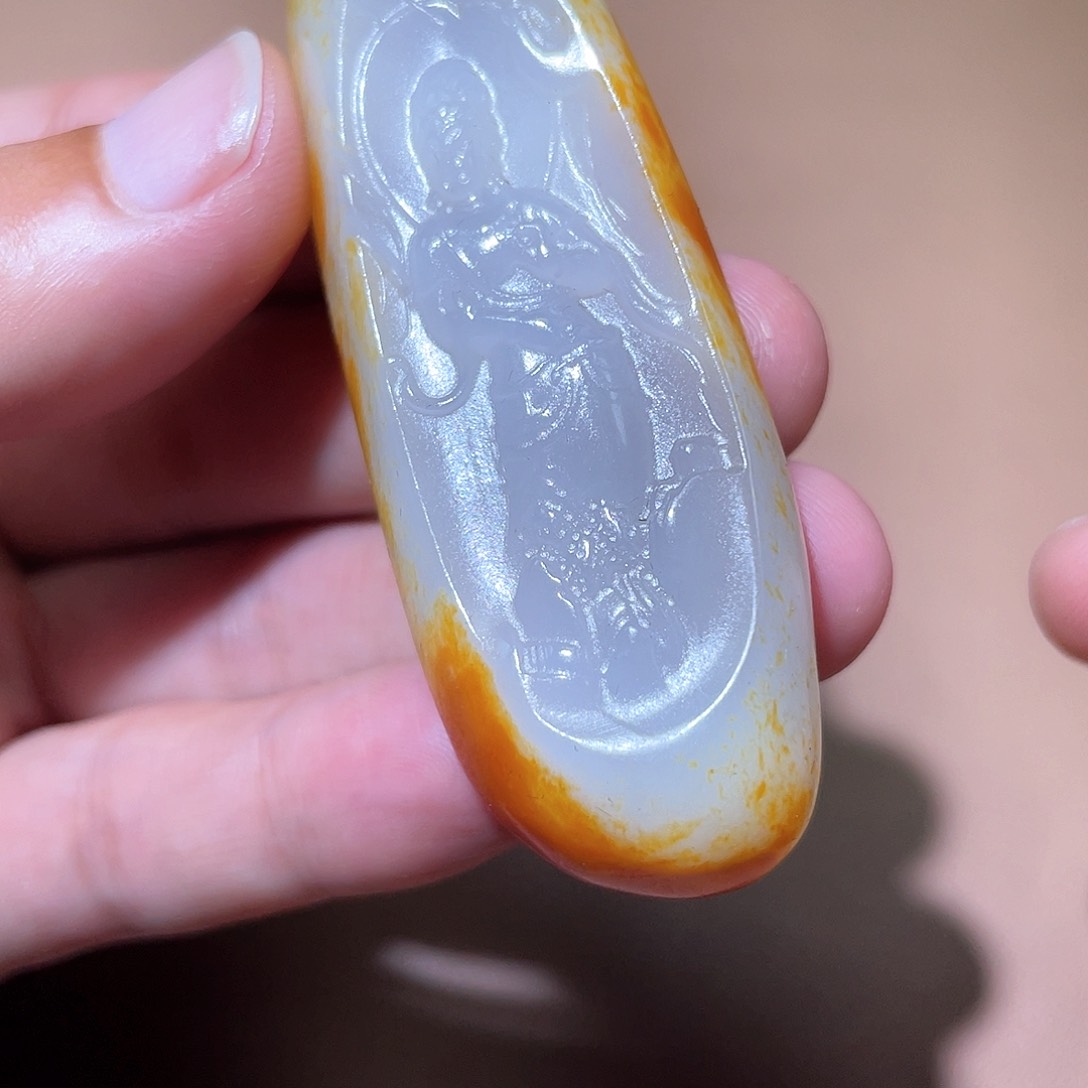 和田玉颈饰未镶嵌A7 