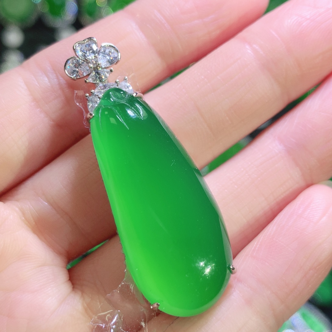 玛瑙/玉髓银S925镶嵌颈饰