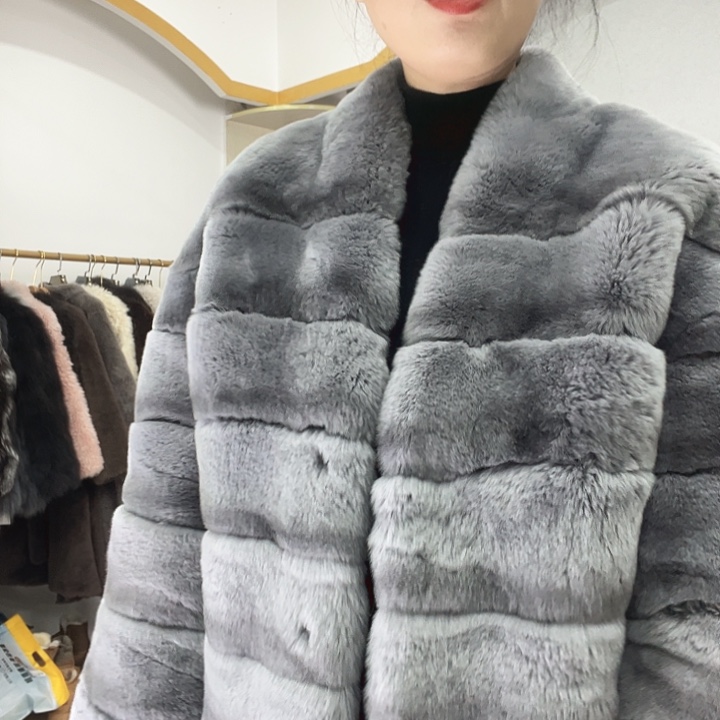 獭兔毛皮毛一体百搭款