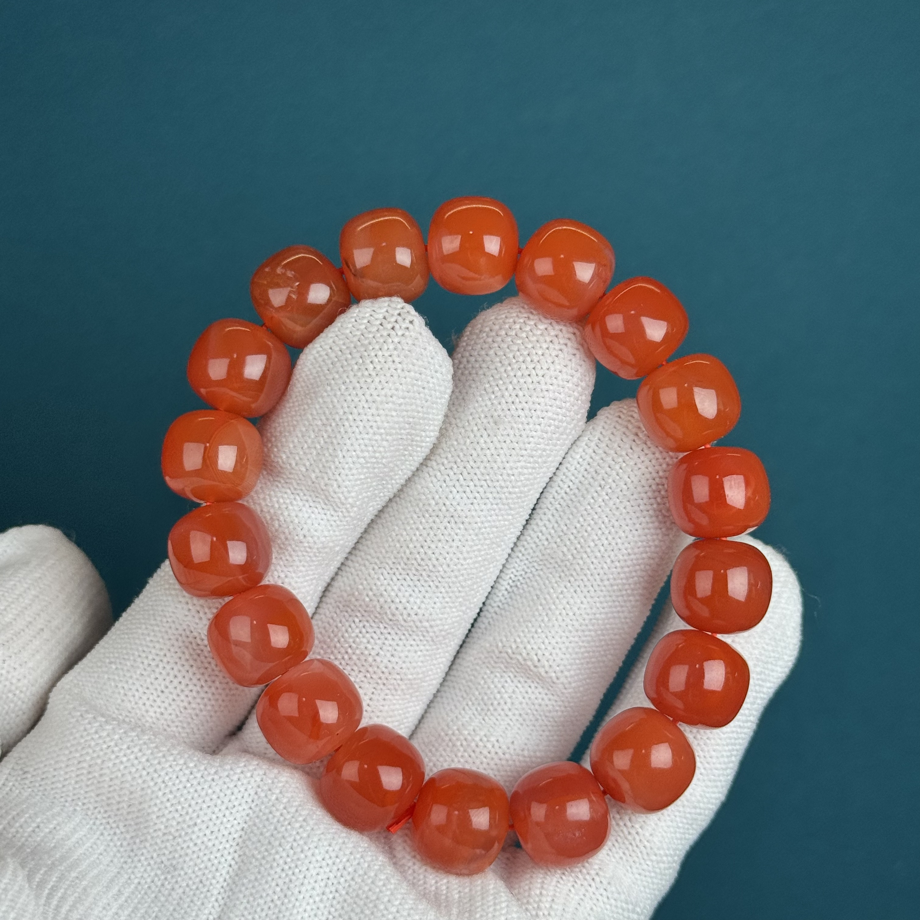 P2589天然南红 单圈12mm支持复检假一罚十