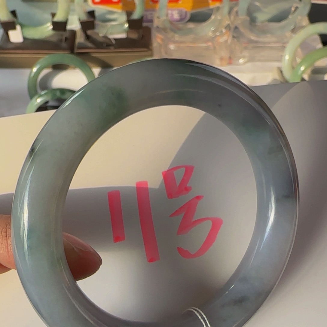 未镶嵌手镯翡翠老坑55