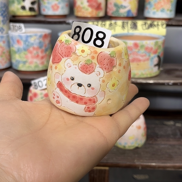 手工制作多肉花盆