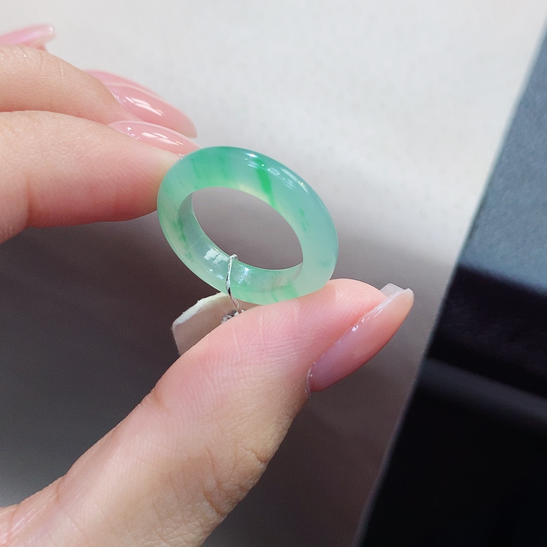 未镶嵌戒指翡翠6号