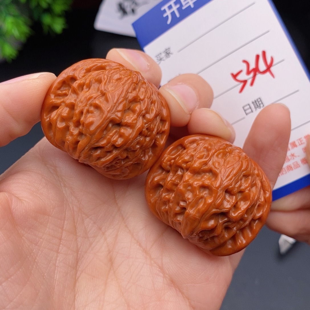 文玩核桃把件38磨盘534