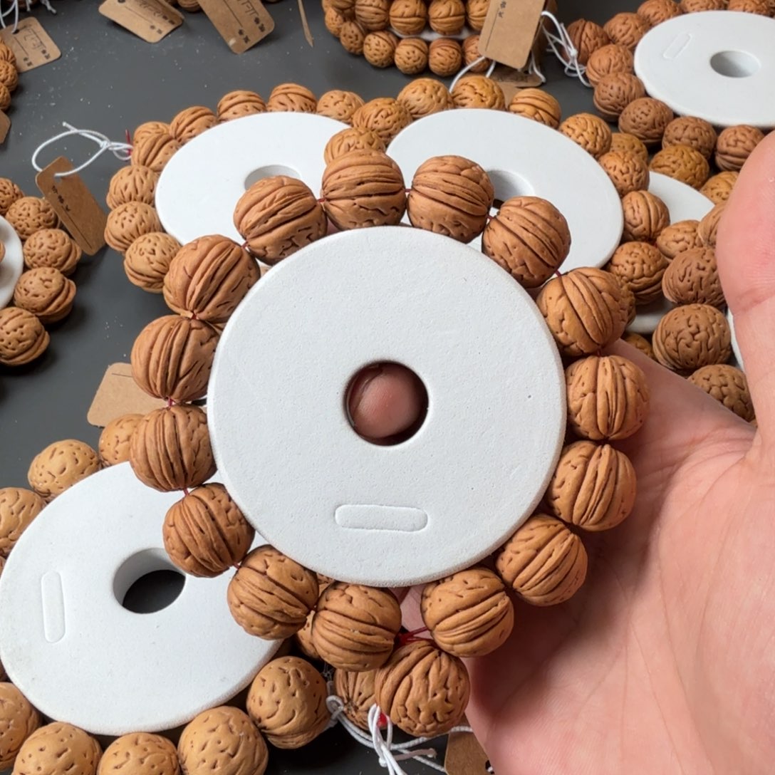 桃核手串风*.19盘锦肌肉纹