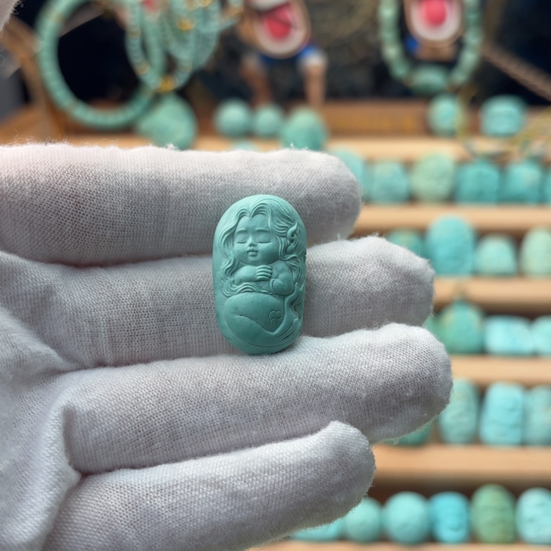 绿松石未镶嵌配饰