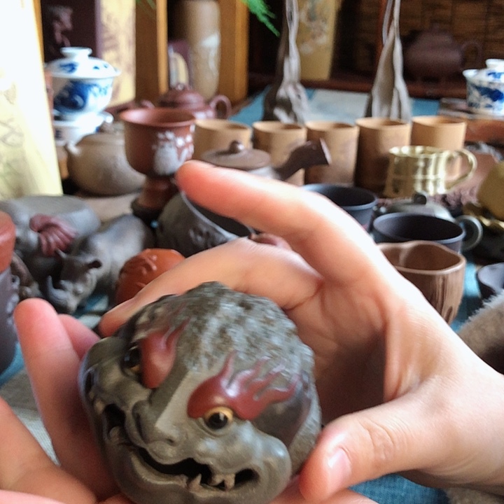 紫砂茶杯培***贸紫砂工艺品