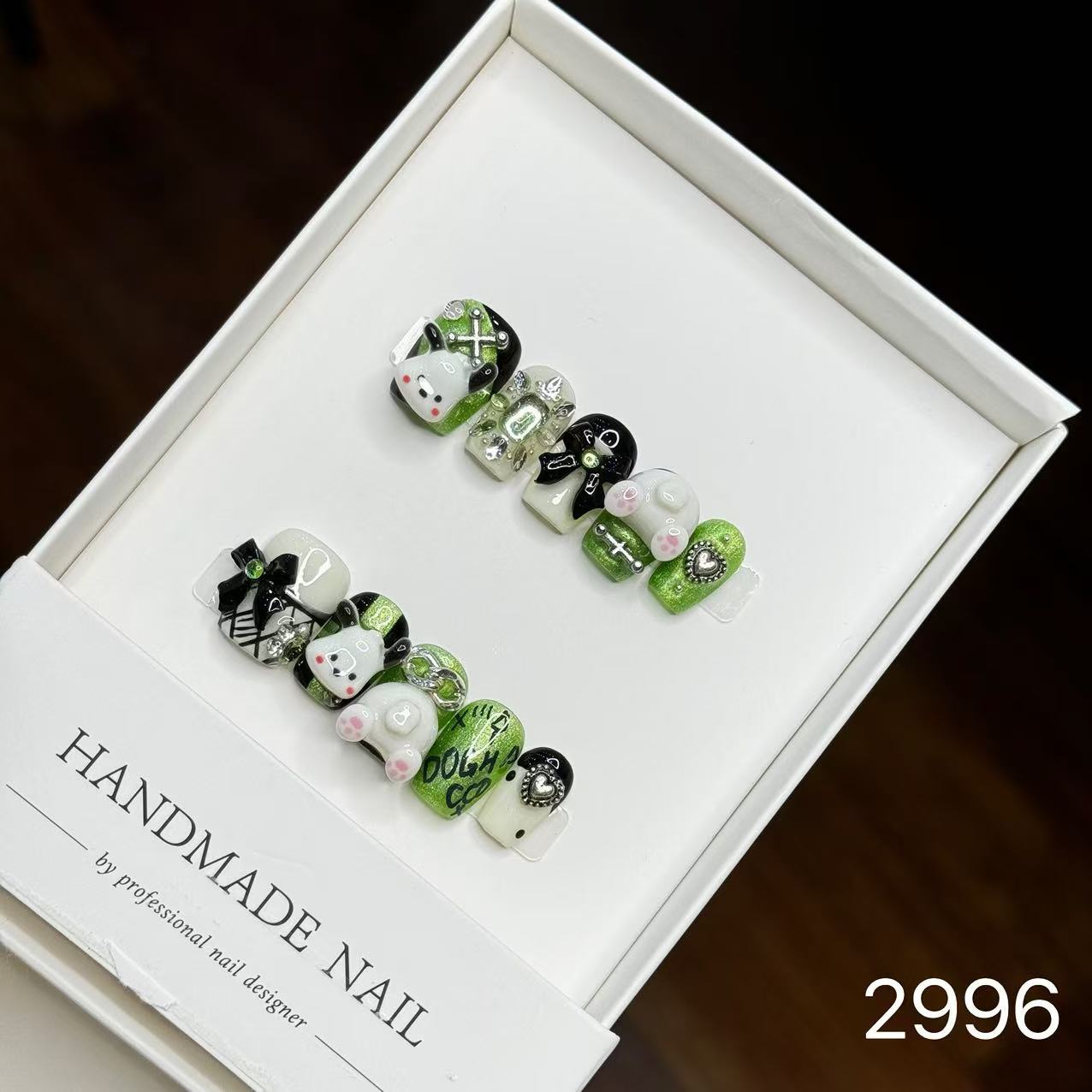 战短款穿戴甲法式可爱长款猫眼美甲129加新手工合集】【显白