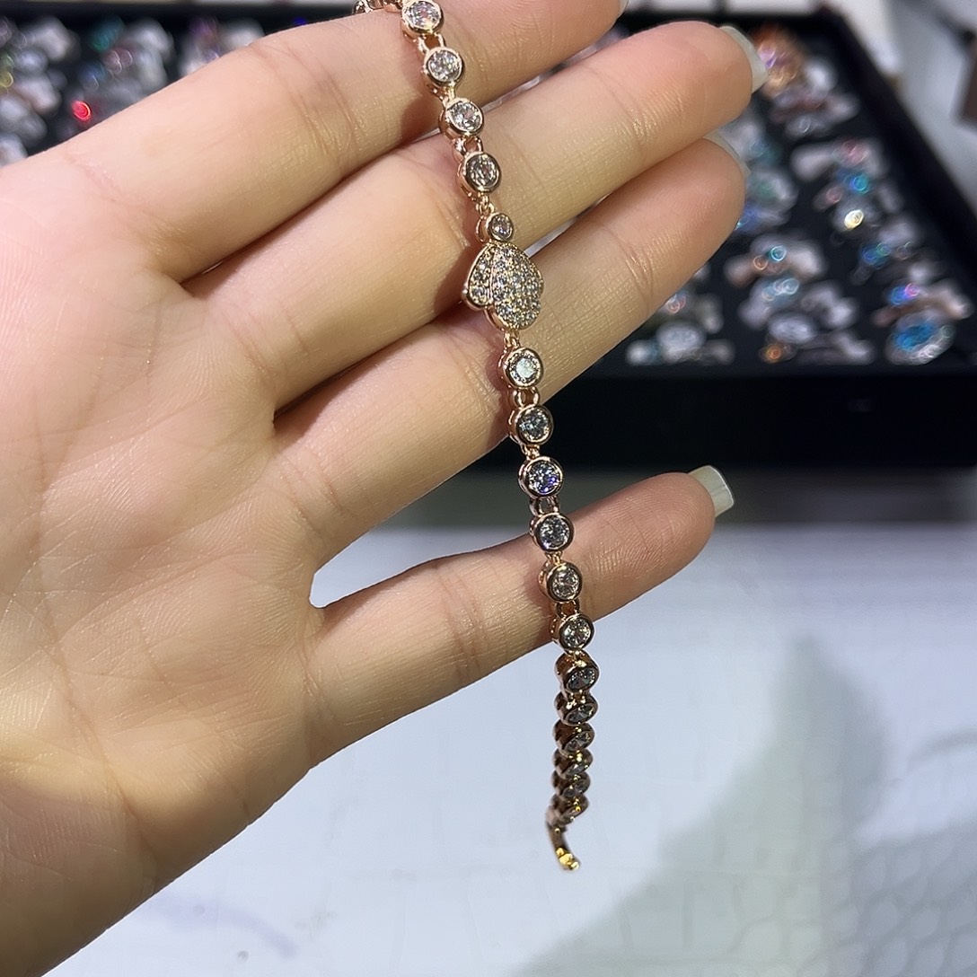 莫桑石非金属手链