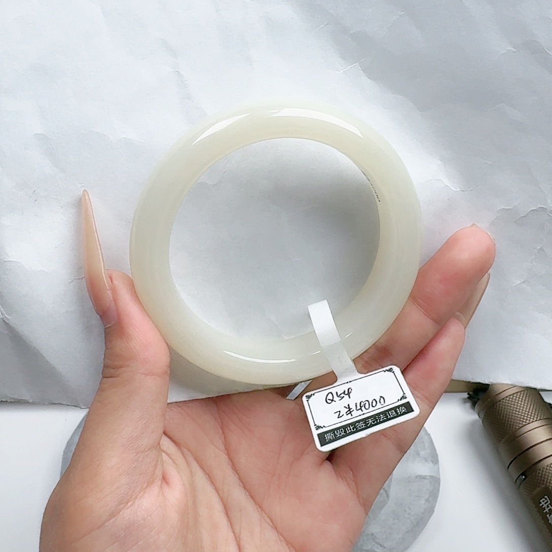 和田玉手镯YY53.8未镶嵌