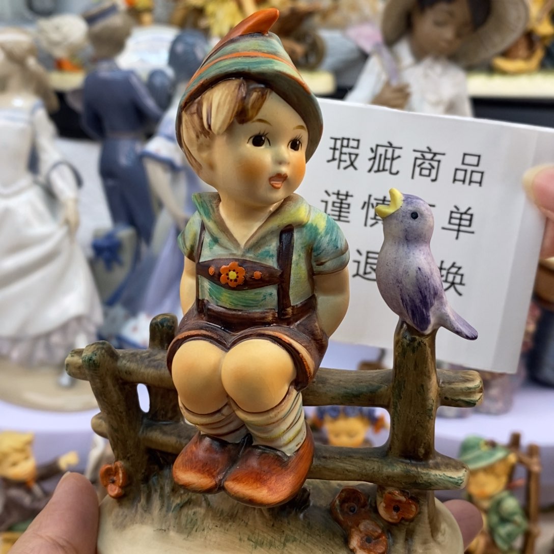 瓷片欧美中古美物摆件