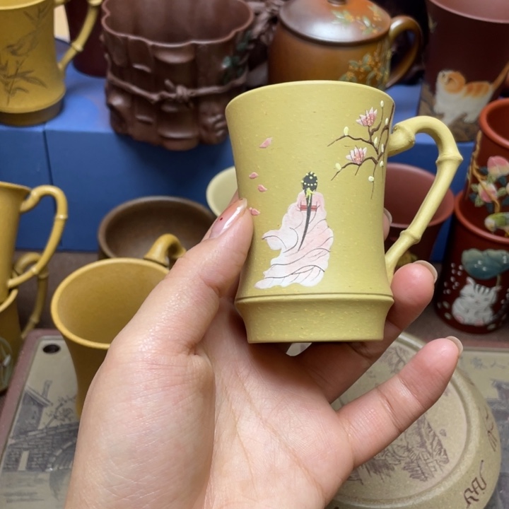 紫砂茶杯紫砂主人杯