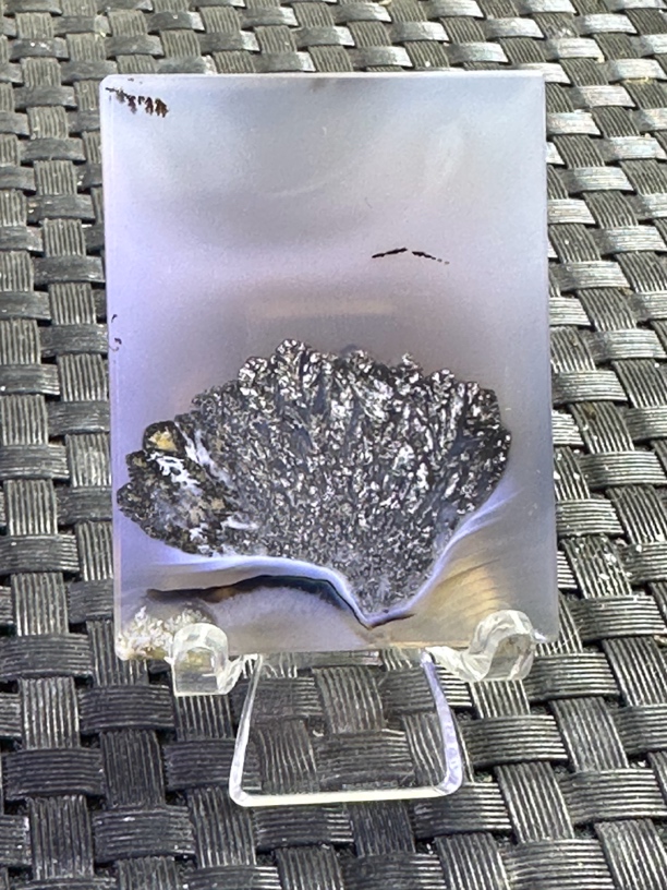 微瑕（漏草）海玉马料平安无事牌