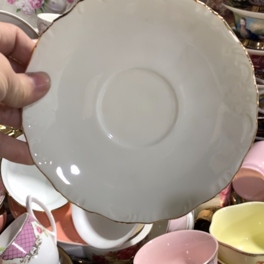 瓷片微瑕陶瓷处理介意请慎拍15厘米