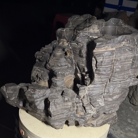 石头花盆绿植盆景花盆