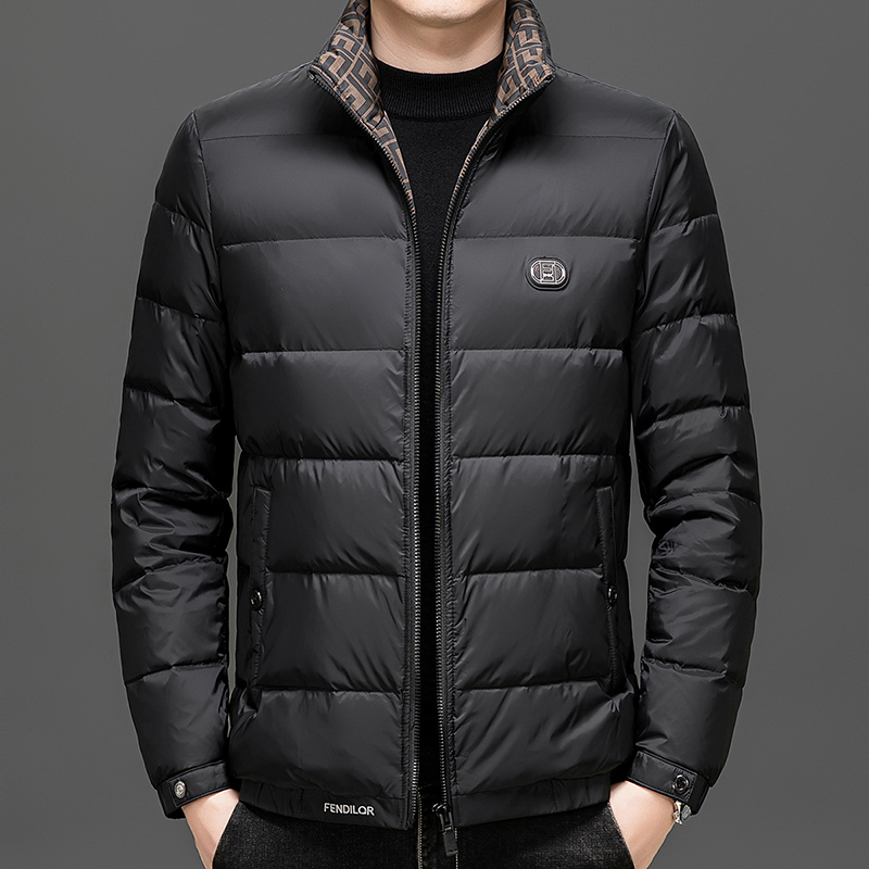 【六哥专属】欧洲大牌新款轻奢男士商务休闲90白鸭绒羽绒服外套