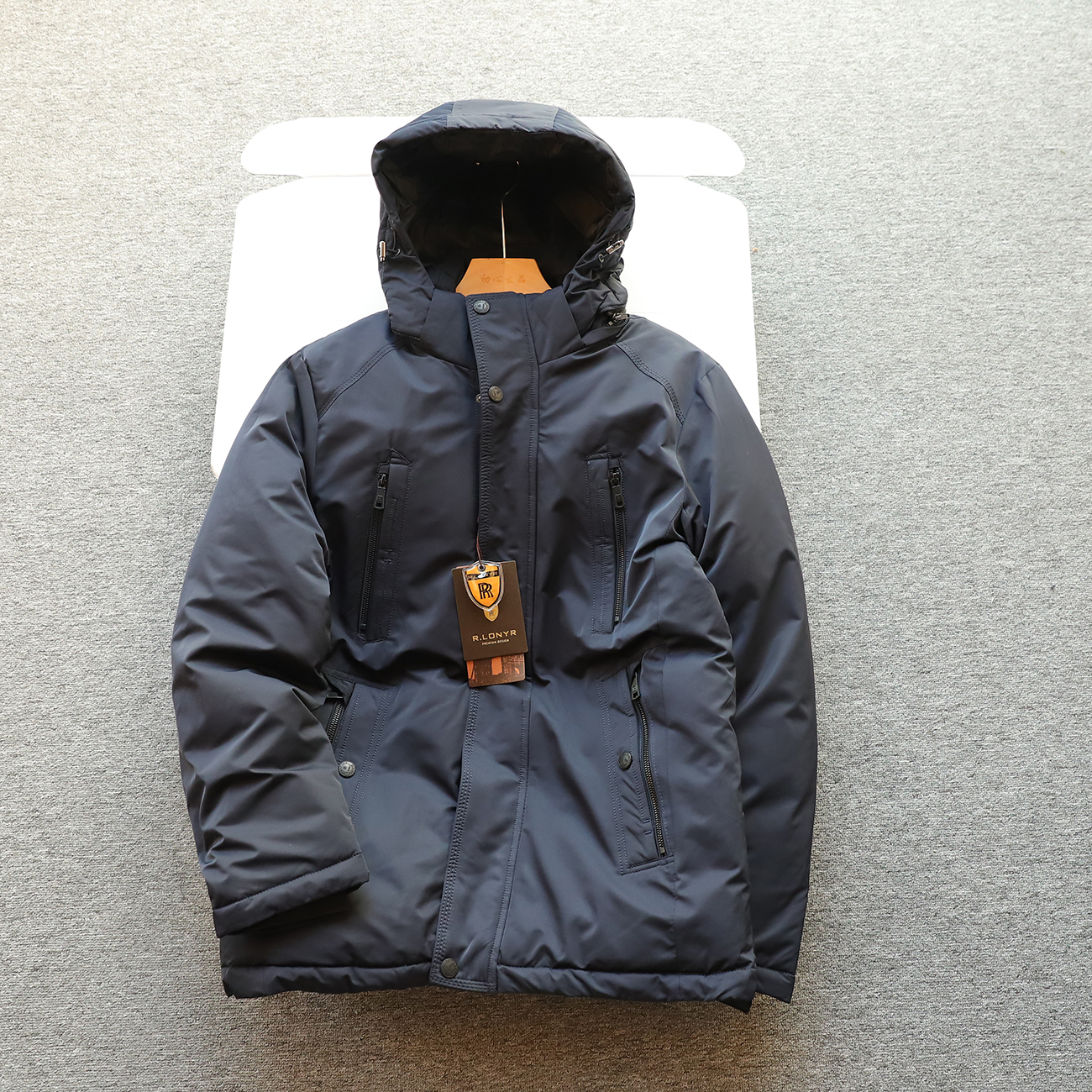 大牛货！重磅男士户外连帽加棉加厚保暖棉服外套棉衣防寒服4016