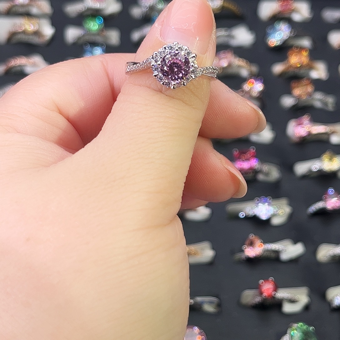 莫桑石非金属SH星织一卡粉钻-17