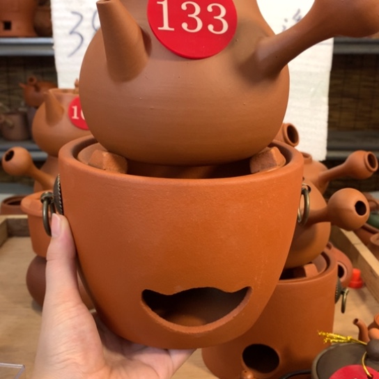 老朱泥元宝炉➕133葫芦壶一套