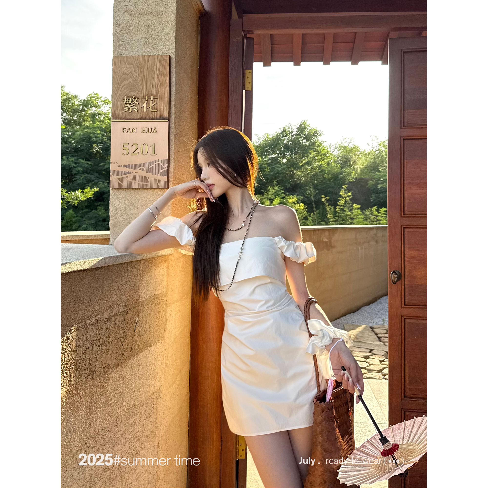 SUNONEONE 两穿修身显瘦连衣裙女夏季法式小个子气质裙子D0222Q