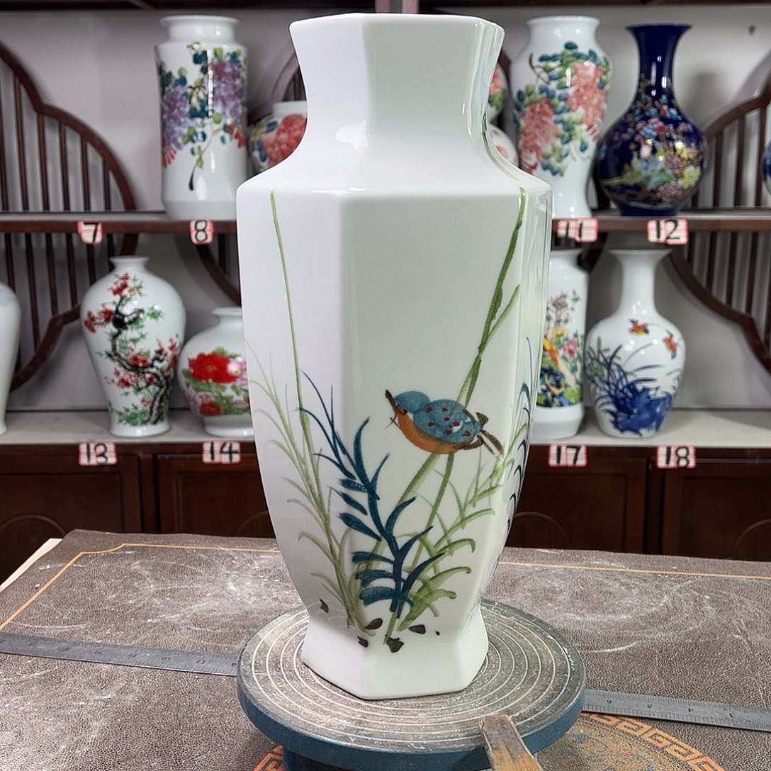 摆件陶景德镇陶瓷6竹