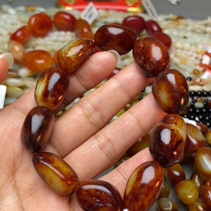 和田玉手链未镶嵌