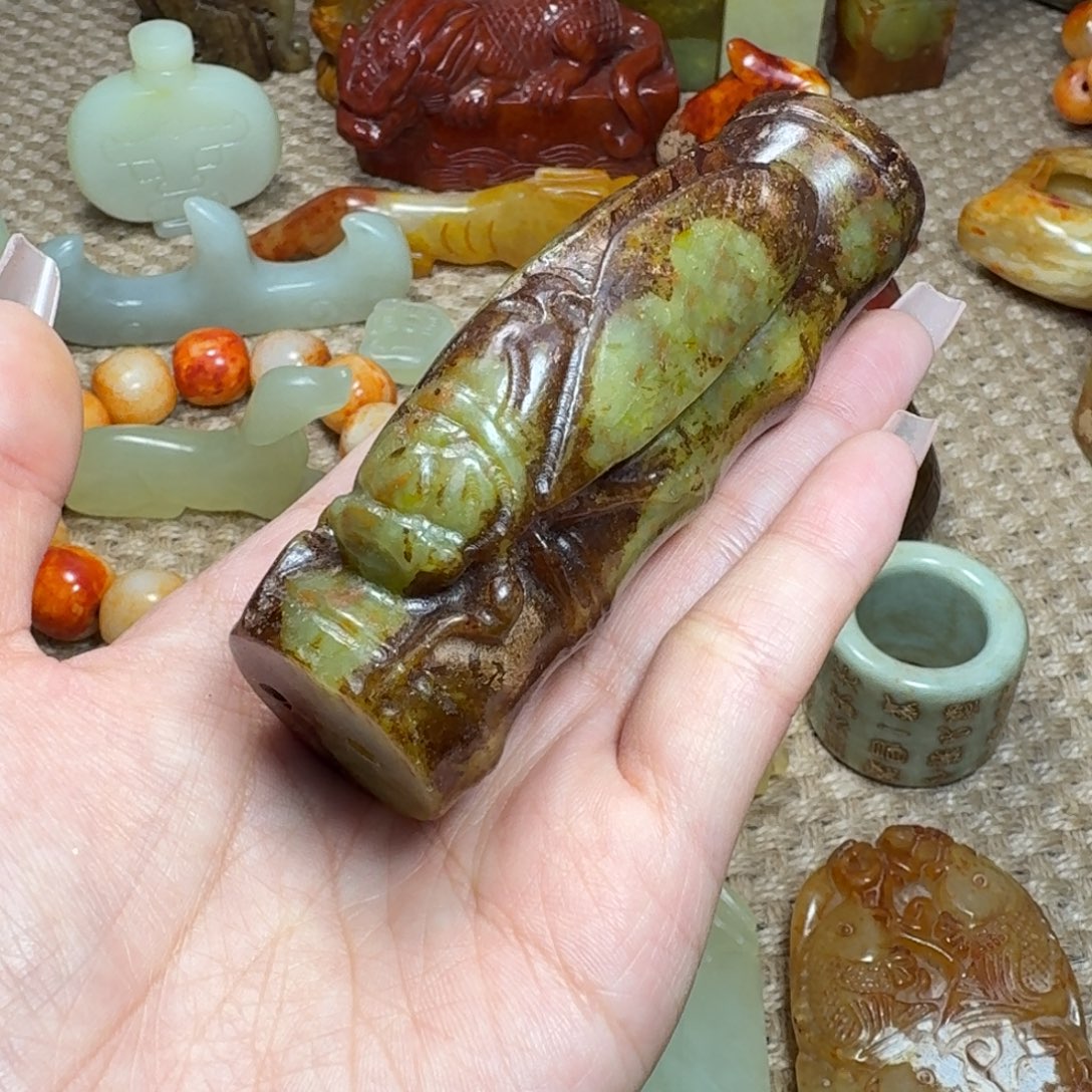 白玉菩提吊坠挂件