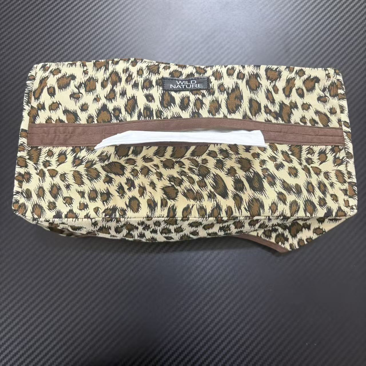 发5个【25.5*12.5*8】豹纹家用纸巾抽收纳袋