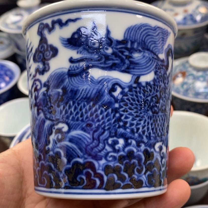 【闪购商品】景德镇青花主人杯