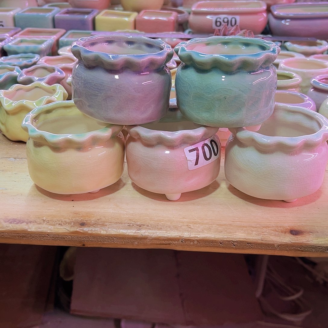 陶瓷花盆当场凑满12包邮