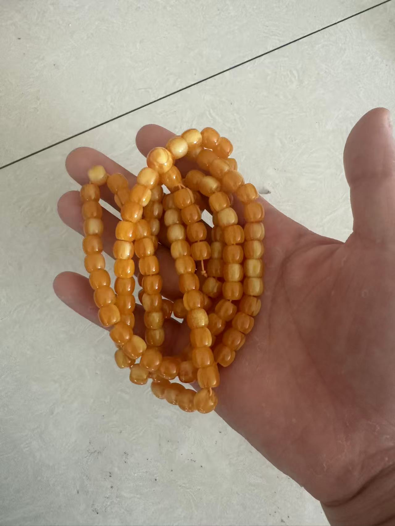 【闪购商品】原矿鸡油黄108颗
