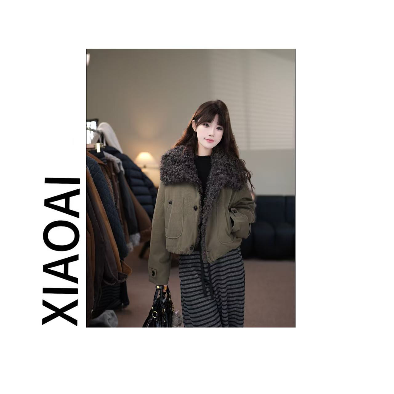 【ULA LIMIT】2025冬季新款高级感毛领羽绒服  A300625