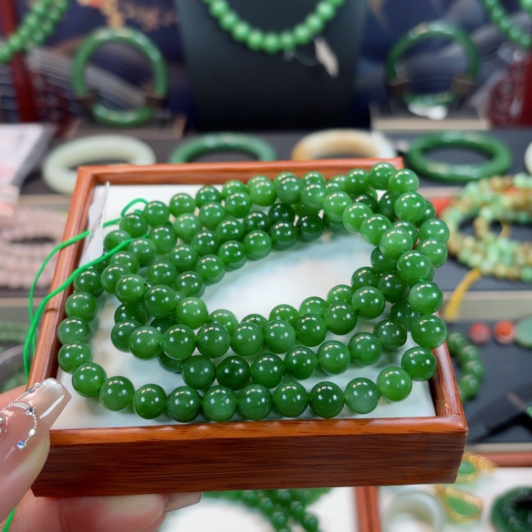 和田玉手链未镶嵌